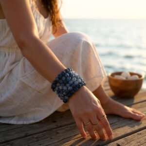 Bracelet Sodalite 8 mm – Clarté Mentale, Communication et Sérénité