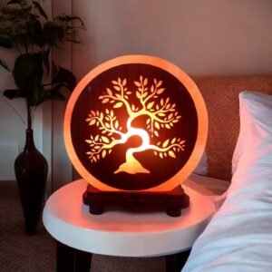 Lampe en Sel de l’Himalaya – Arbre de Vie