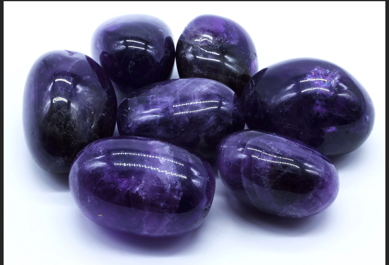 Pierre Roulée Améthyste A – Sérénité et Protection