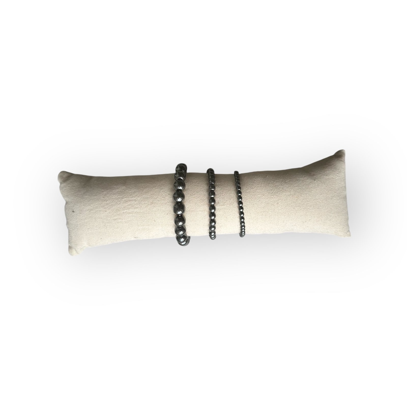 Bracelet en Hématite Naturelle – Force Intérieure, Stabilité et Clarté – Image 3