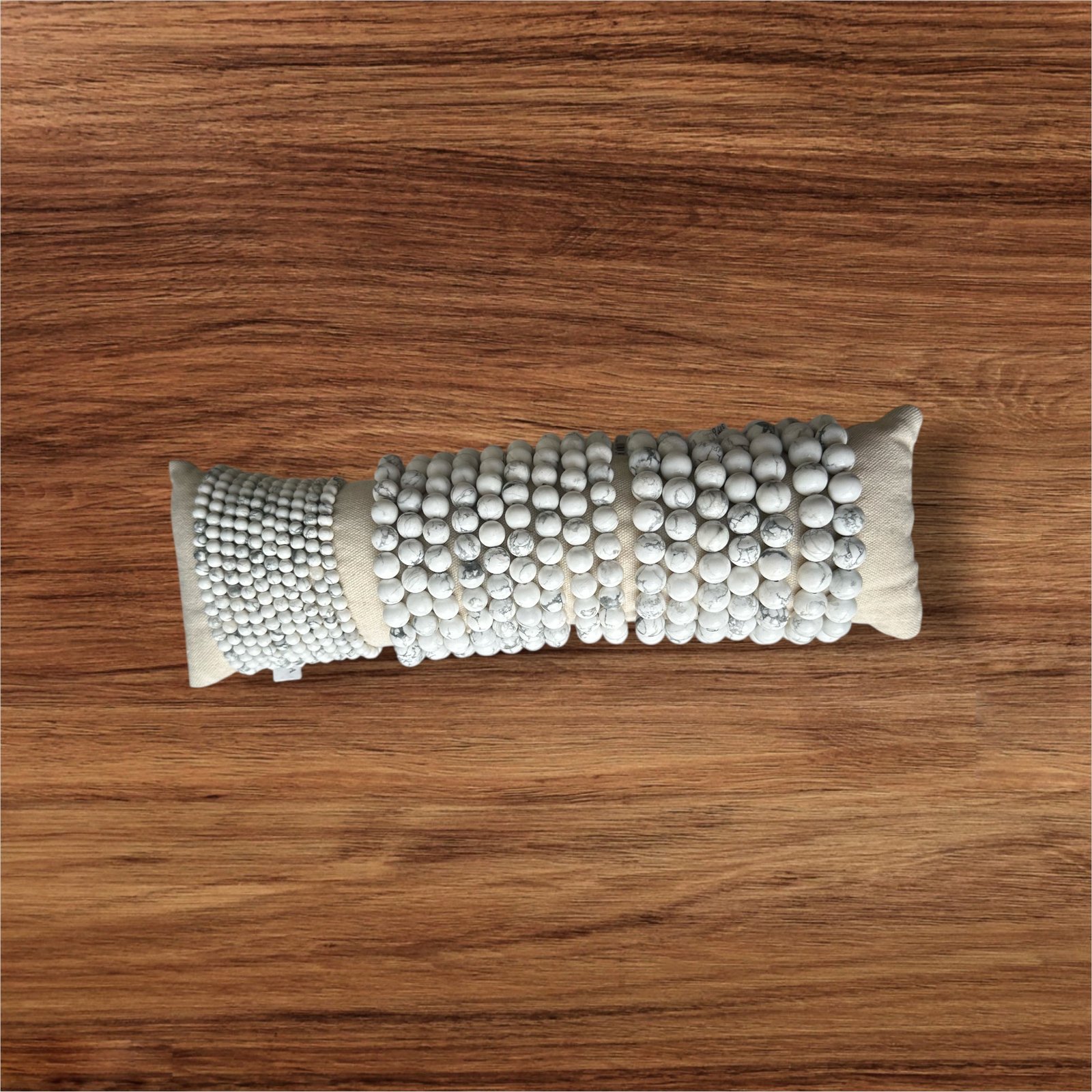 Bracelet en Howlite – Calme Intérieur, Maîtrise Émotionnelle et Lâcher-prise – Image 3