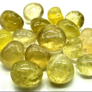 Pierre Roulée Citrine Naturelle A – Rayonnement et Abondance