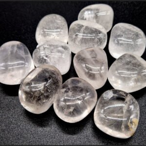 Pierre Roulée Cristal de Roche A – Clarté et Énergie Pure