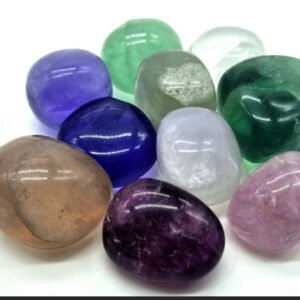 Pierre Roulée – Fluorite Multicolore AB (Vente à l’unité)