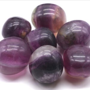 Pierre Roulée – Fluorite Violette A (Vente à l’unité)