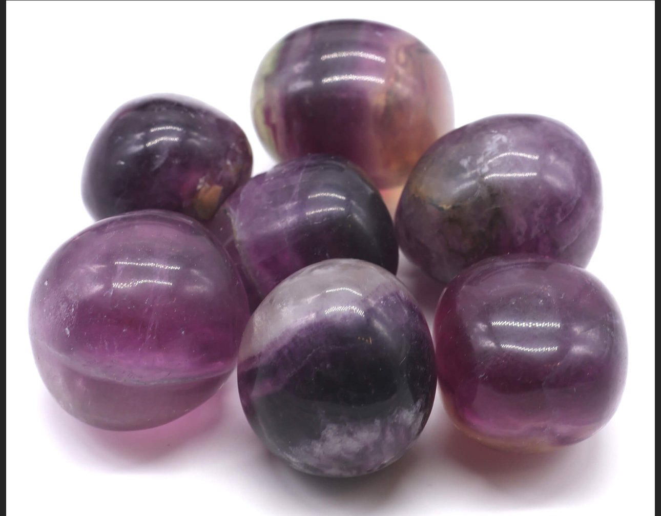 Pierre Roulée – Fluorite Violette A (Vente à l’unité)