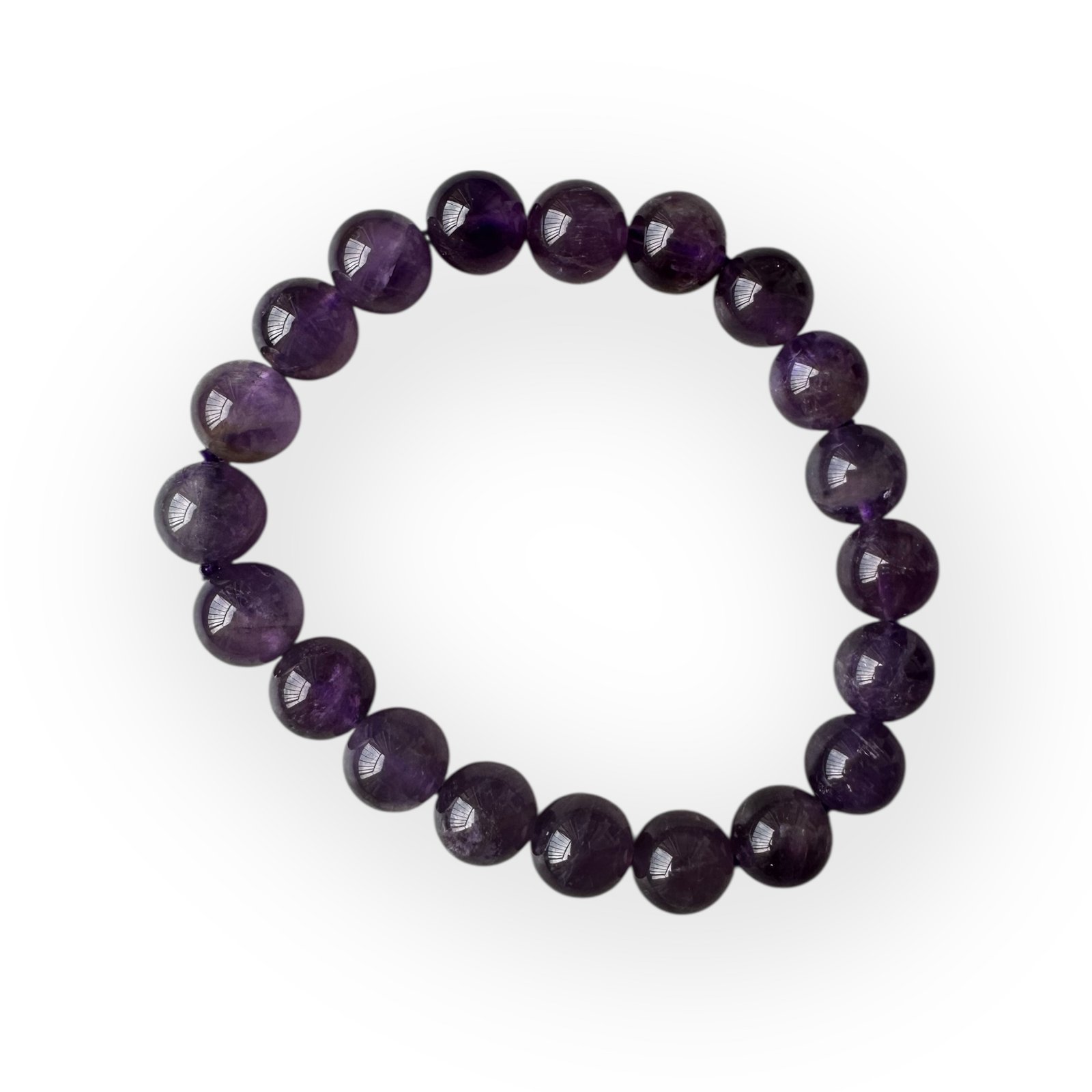 Bracelet en Améthyste Naturelle – Apaisement, Intuition et Protection – Image 4