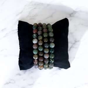 Bracelet Agate Mousse – Harmonie et Renouveau