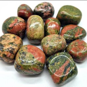 Pierre Roulée – Unakite A (Vendue à l’unité)