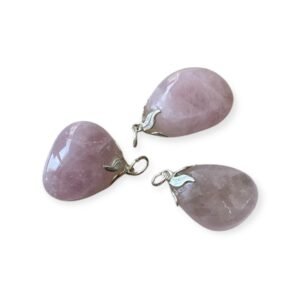 Pendentif en Quartz Rose – Douceur, Amour de soi et Guérison émotionnelle