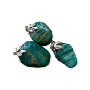 Pendentif en Amazonite – Apaisement, Expression et Équilibre émotionnel