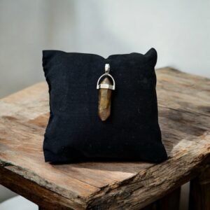 Pendule en Œil de Tigre – Protection, Clarté et Intuition