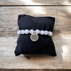 Bracelet Fleur de Vie 8 mm – Harmonie, Protection et Élévation vibratoire