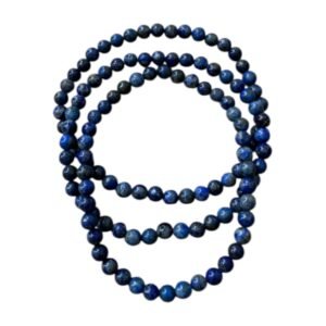 Bracelet Lapis Lazuli 4 mm – Clarté mentale, intuition et expression sincère