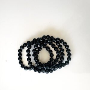 Bracelet Agate Noire – Protection et Élégance Naturelle