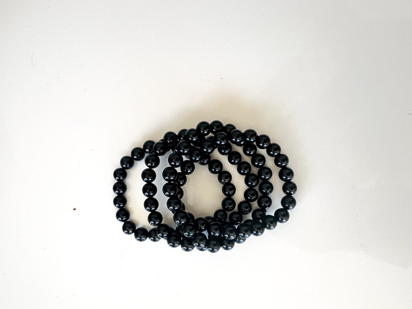 Bracelet Agate Noire – Protection et Élégance Naturelle